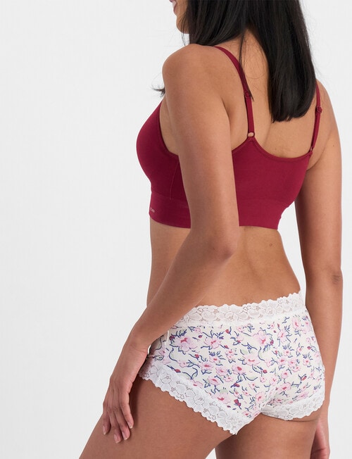 Jockey Woman Parisienne Cotton Boyleg Brief, Sweet Meadow product photo View 03 L