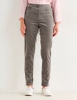 Ella J Pull On Cord Pant, Sage product photo