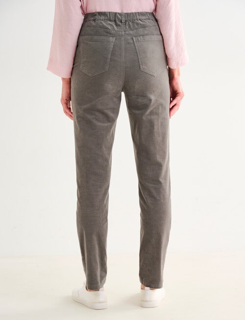 Ella J Pull On Cord Pant, Sage product photo View 02 L