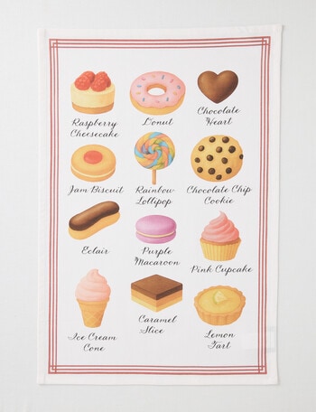 Stevens Dolce Sweets Tea Towel product photo