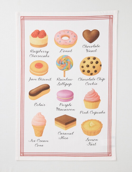 Stevens Dolce Sweets Tea Towel product photo