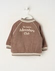 Teeny Weeny Cord Bomber, Brown product photo View 02 S