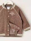 Teeny Weeny Cord Bomber, Brown product photo View 03 S