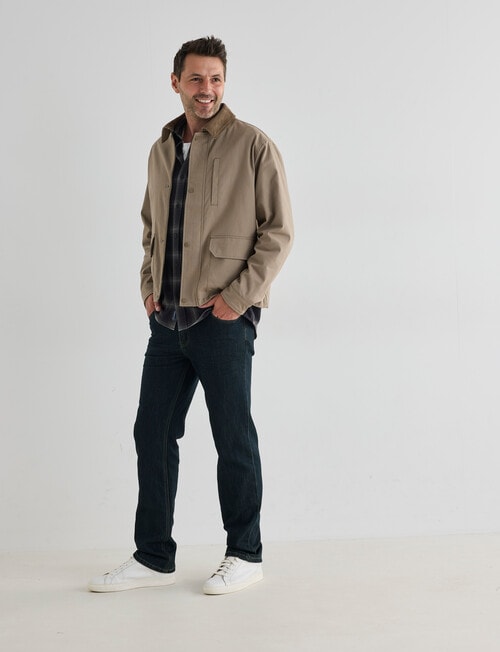 Chisel Barn Jacket, Tan product photo View 03 L