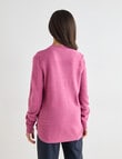 Ella J Textured Crewneck Jumper, Quartz product photo View 02 S