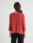 Oliver Black Double Layer Top, Spice product photo View 02 S