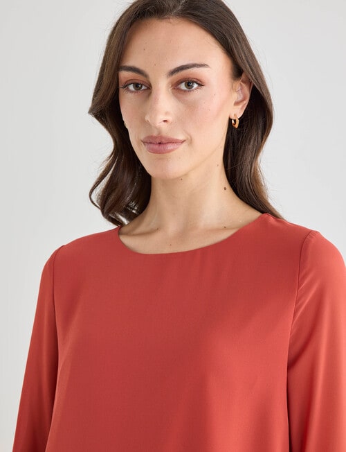 Oliver Black Double Layer Top, Spice product photo View 04 L