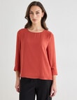 Oliver Black Double Layer Top, Spice product photo View 05 S
