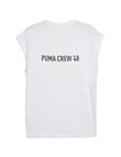 Puma Graphic Cutoff Tank, White product photo View 02 S