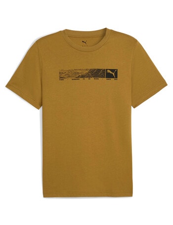Puma Puma Tech Graphic Tee, Honey Butter product photo