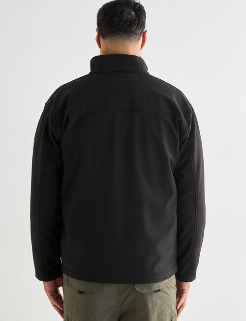 Kauri Trail Tucker Softshell Jacket, Black product photo View 02 L