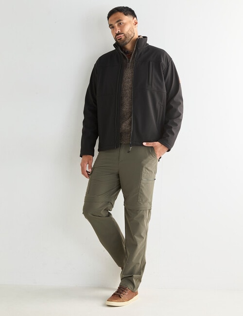 Kauri Trail Tucker Softshell Jacket, Black product photo View 03 L