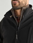 Kauri Trail Tucker Softshell Jacket, Black product photo View 07 S