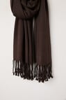 Boston + Bailey Classic Scarf, Espresso product photo View 02 S