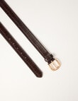 Boston + Bailey Embossed Belt, Dark Brown product photo View 02 S