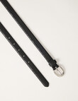 Boston + Bailey 2-Pack Slim Belt, Navy & Black Croc product photo View 02 S