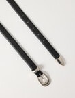 Boston + Bailey Slim Belt, Black product photo View 02 S