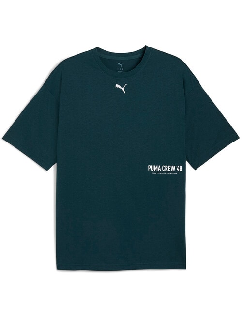Puma Graphic Oversize Tee, Green Terrain product photo
