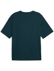 Puma Graphic Oversize Tee, Green Terrain product photo View 02 S