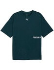 Puma Graphic Oversize Tee, Green Terrain product photo