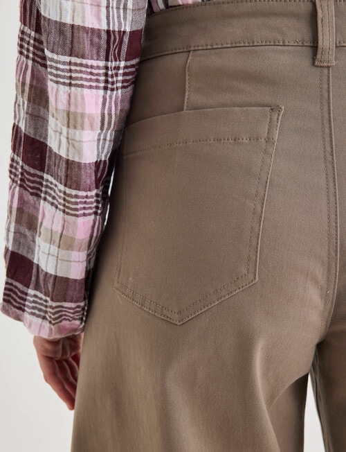 Zest Darted Barrel Leg Pant, Walnut product photo View 05 L
