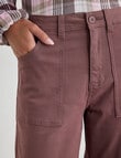 Zest Darted Barrel Leg Pant, Rose Brown product photo View 04 S