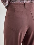 Zest Darted Barrel Leg Pant, Rose Brown product photo View 05 S