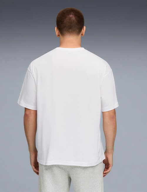 Puma Graphic Oversize Tee, White product photo View 04 L