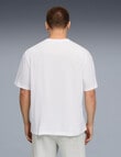 Puma Graphic Oversize Tee, White product photo View 04 S