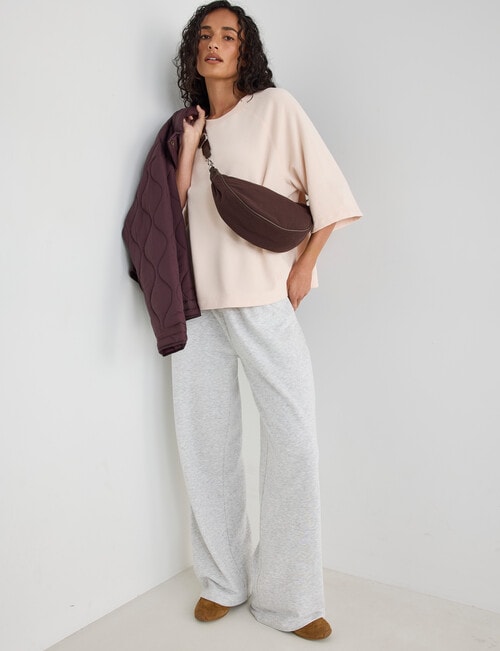 Zest Lounge Loop Back Raglan Tee, Rosewater product photo View 03 L