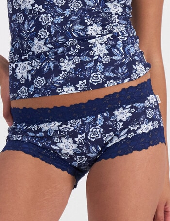 Jockey Woman Parisienne Micro Boyleg Brief, Boho Blue product photo