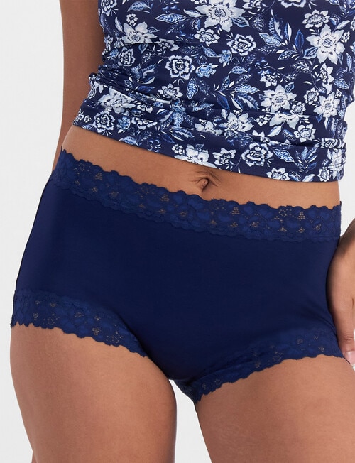 Jockey Woman Parisienne Bamboo Full Brief, Dark Sapphire product photo