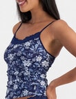 Jockey Woman Parisienne Micro Cami, Boho Blue product photo View 02 S