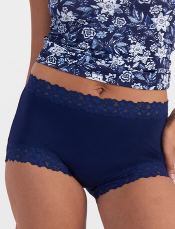 Jockey Woman Parisienne Bamboo Full Brief, Dark Sapphire product photo