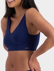 Jockey Woman Skimmies Smooth Crop Bra, Dark Sapphire product photo View 02 S