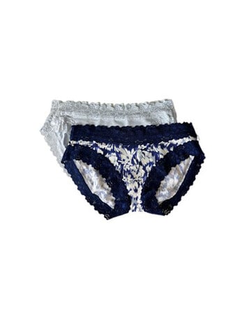 Jockey Woman Parisienne Cotton Bikini Brief, 2-Pack, Brushstrokes product photo