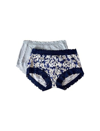 Jockey Woman Parisienne Cotton Full Brief, 2-Pack, Brushstrokes product photo