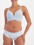 Jockey Woman Parisienne Cotton Bikini Brief, 2-Pack, Brushstrokes product photo View 06 S