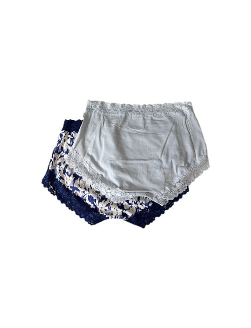 Jockey Woman Parisienne Cotton Full Brief, 2-Pack, Brushstrokes product photo View 02 L