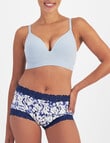 Jockey Woman Parisienne Cotton Full Brief, 2-Pack, Brushstrokes product photo View 03 S