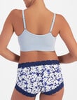 Jockey Woman Parisienne Cotton Full Brief, 2-Pack, Brushstrokes product photo View 05 S