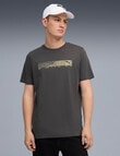Puma Puma Tech Graphic Tee, Dusky Gray product photo View 03 S