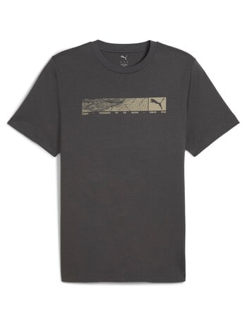 Puma Puma Tech Graphic Tee, Dusky Gray product photo