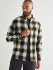 Gasoline Rider Check Long Sleeve Shirt, Khaki product photo View 07 S