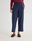 Zest Barrel Leg Pant, Navy product photo