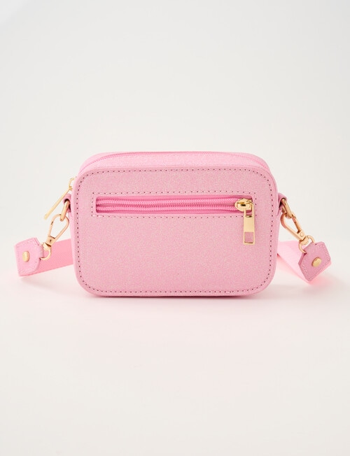 Mac & Ellie Glitter Cross Body Bag, Baby Pink product photo View 02 L