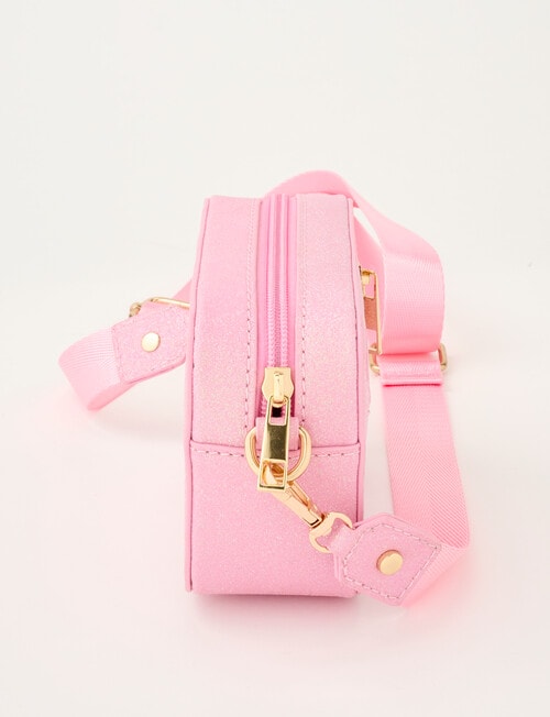 Mac & Ellie Glitter Cross Body Bag, Baby Pink product photo View 04 L