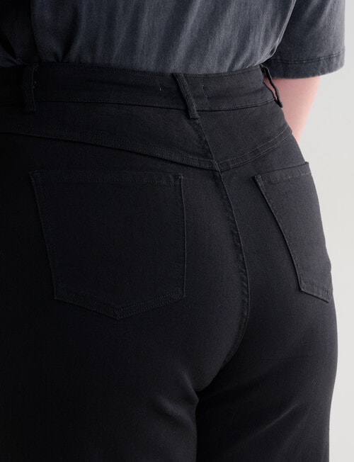 Denim Republic Curve Welt Pocket Jean, Black product photo View 05 L
