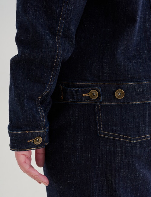 Denim Republic Curve Denim Jacket, Rinse Wash product photo View 08 L