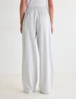 Zest Lounge Loop Back Wide Leg Pant, Silver Melange product photo View 02 S